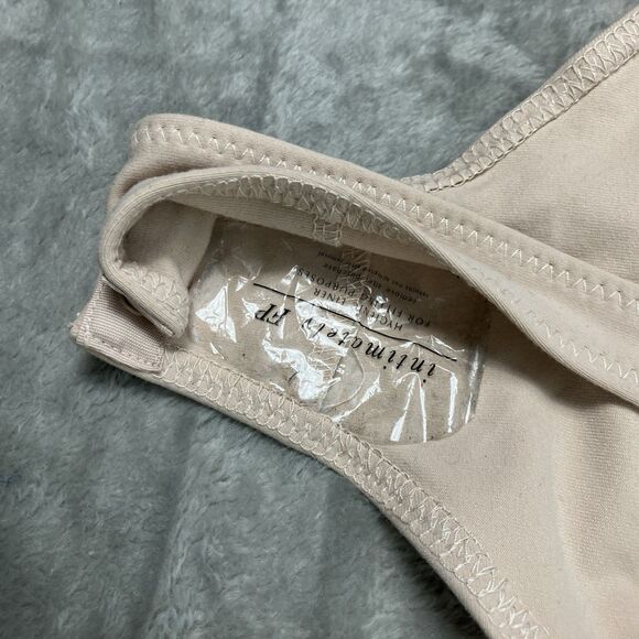 Free People Intimately L Big Love Tulle Ruffles Bodysuit Dusty Pink Feminine - Picture 11 of 14